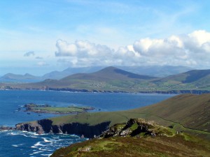 View From Blasket Island to the Mainland (photo by Micheal de Mordha)